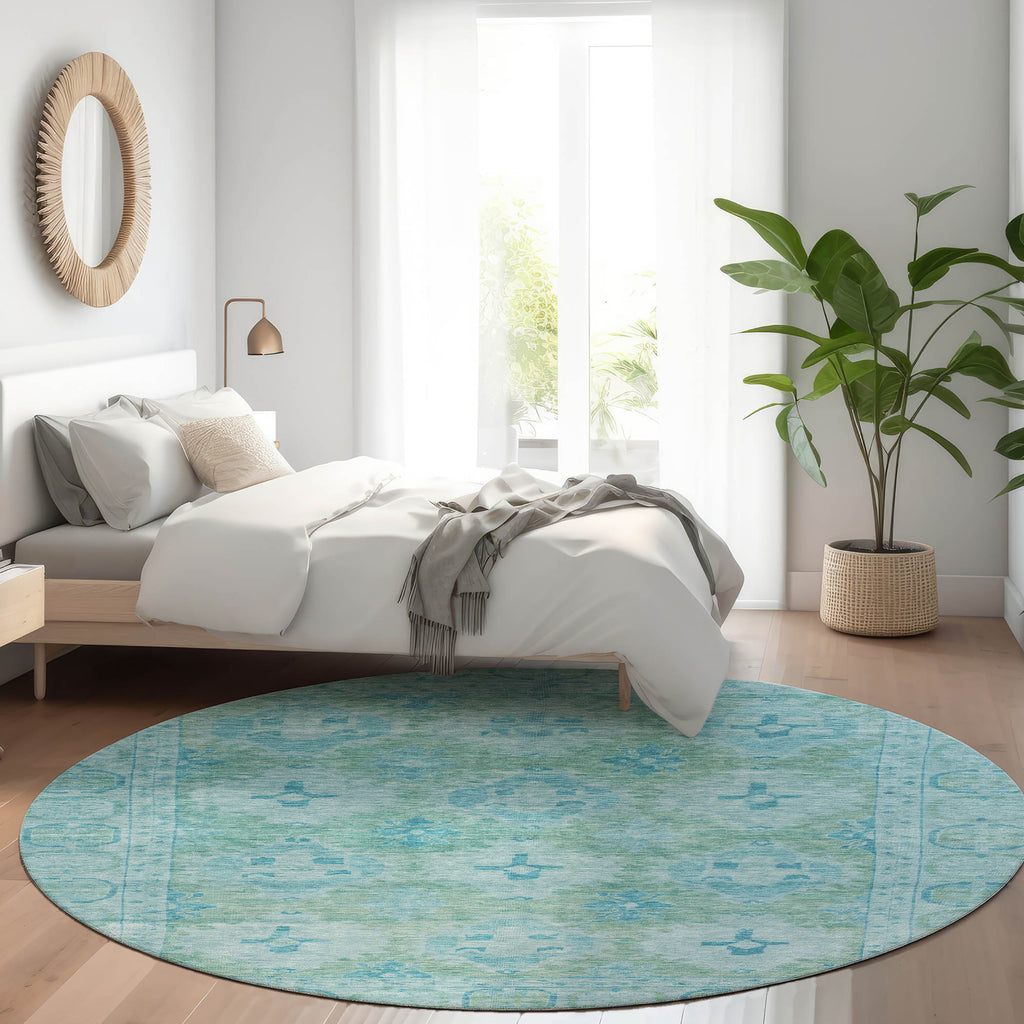 addison chantille acn1760 teal rug