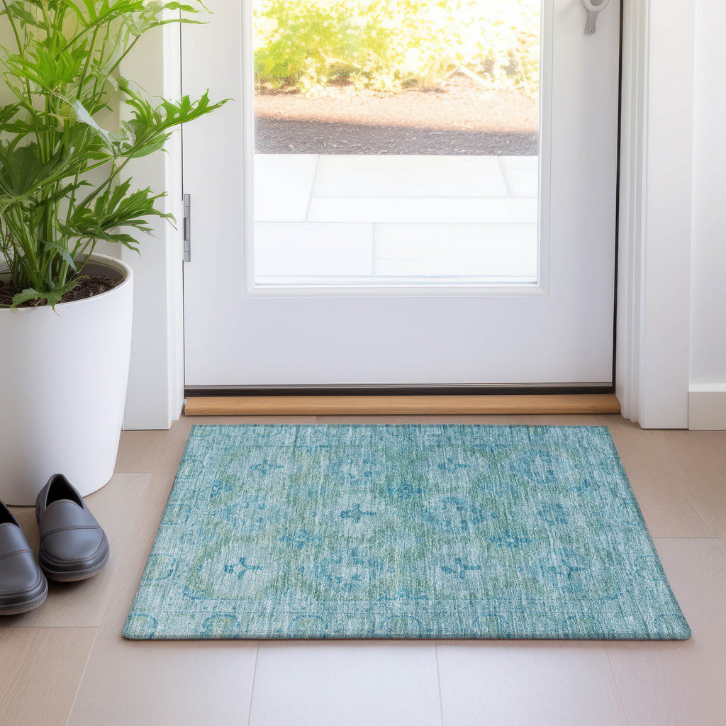 addison chantille acn1760 teal rug