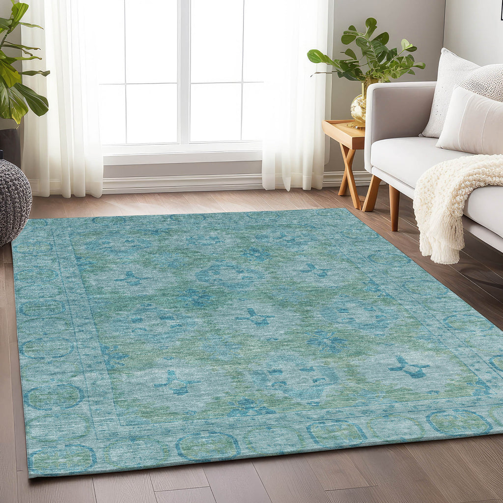 addison chantille acn1760 teal rug