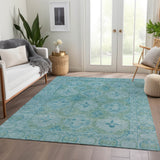 addison chantille acn1760 teal rug