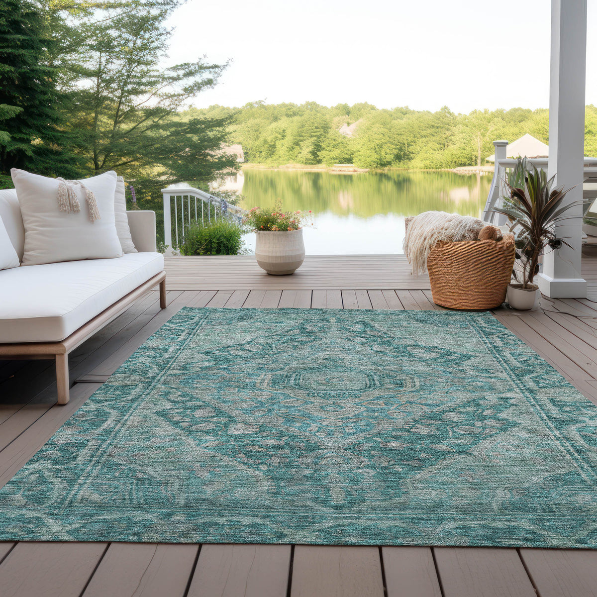 addison chantille acn1761 teal rug
