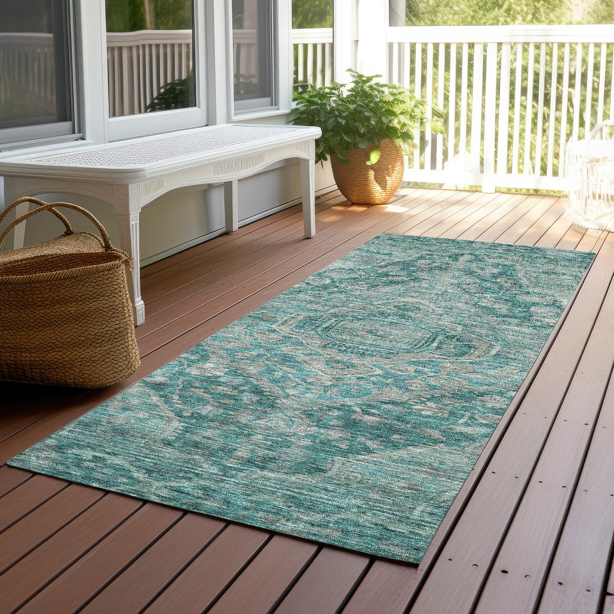 addison chantille acn1761 teal rug
