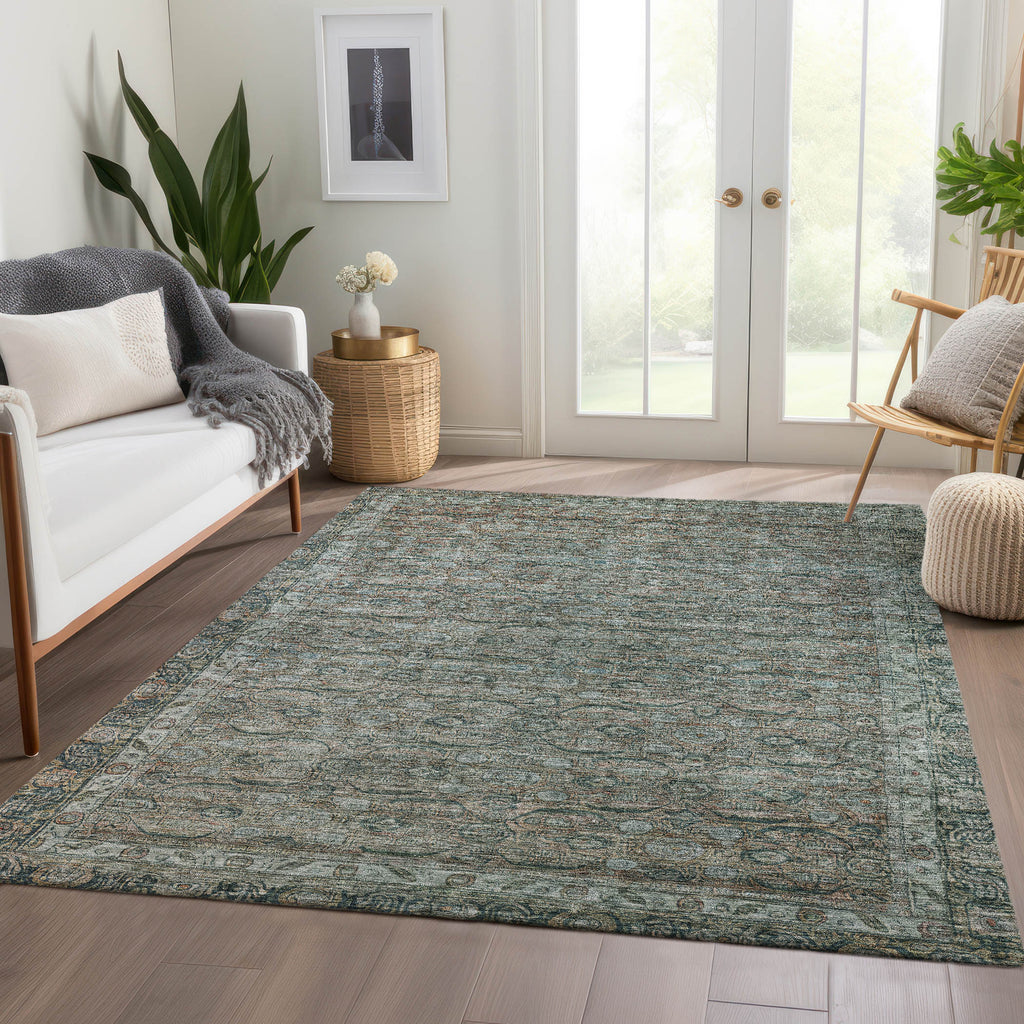 addison chantille acn1762 teal rug