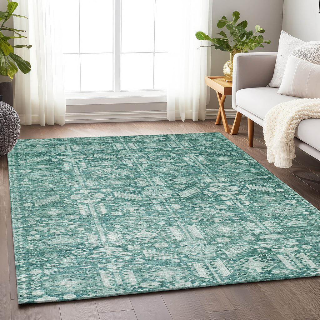 addison chantille acn1771 teal rug