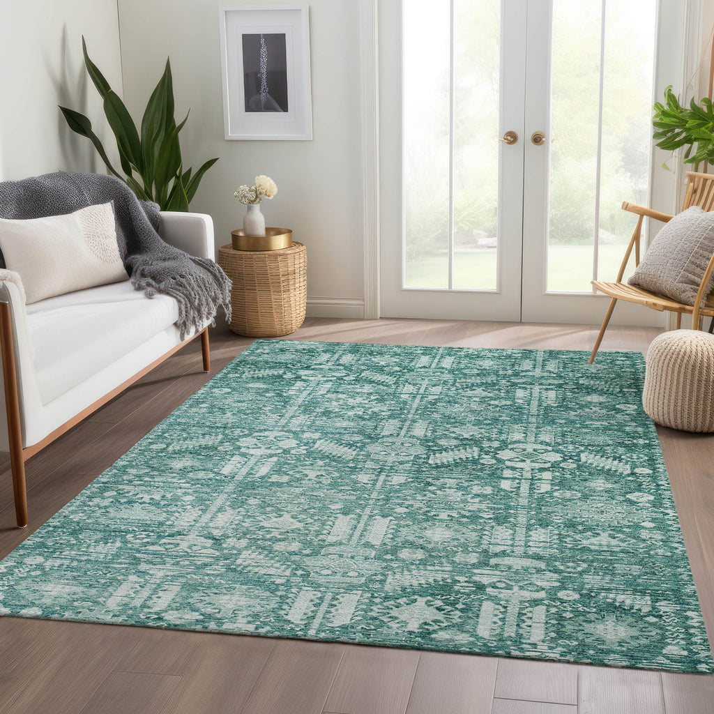 addison chantille acn1771 teal rug