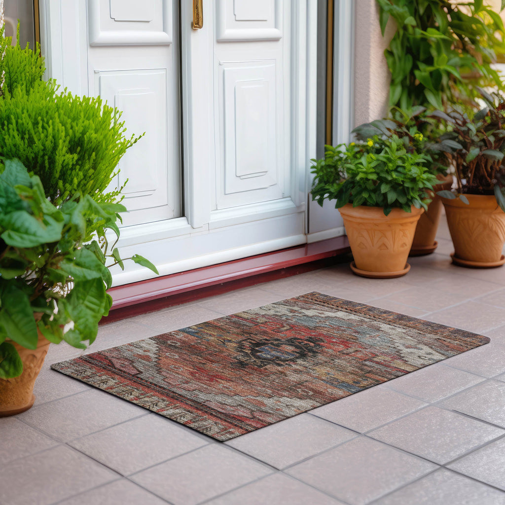 addison chantille acn1776 paprika rug