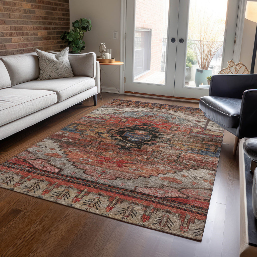 addison chantille acn1776 paprika rug
