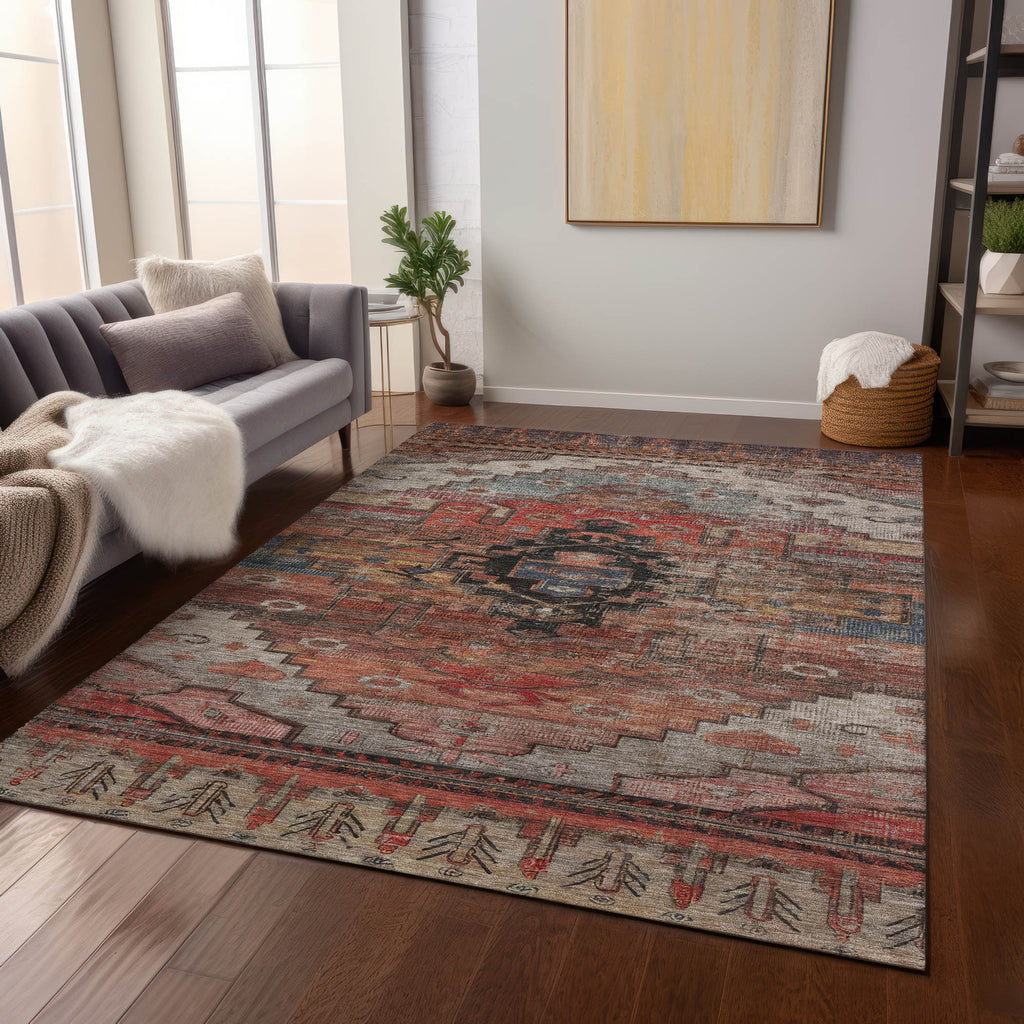 addison chantille acn1776 paprika rug