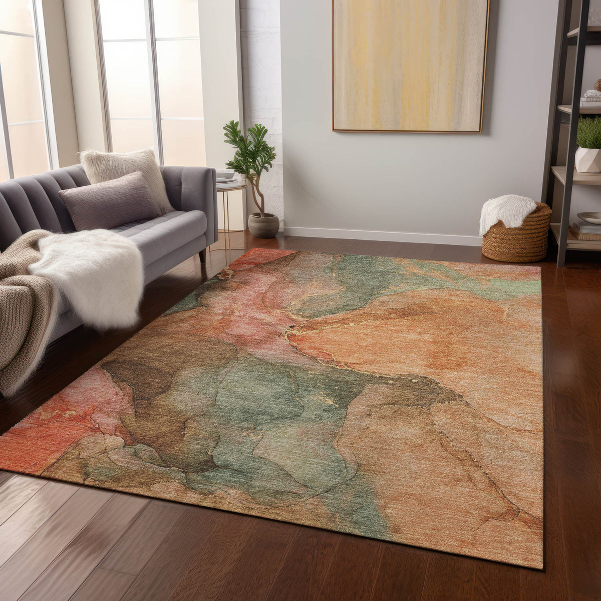 addison chantille acn1781 coral rug
