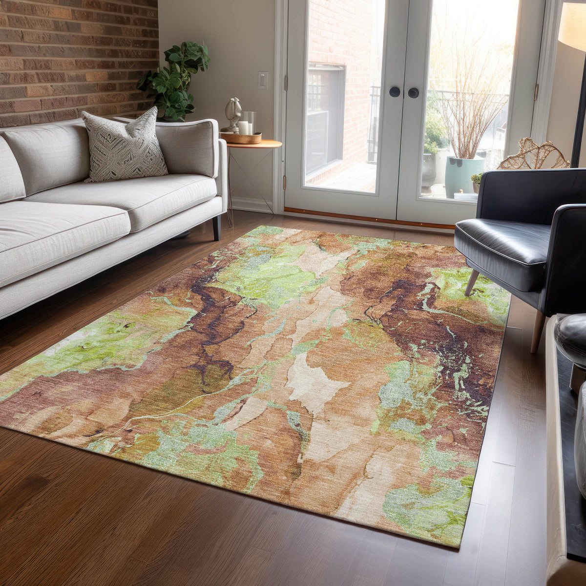 addison chantille acn1785 mocha rug