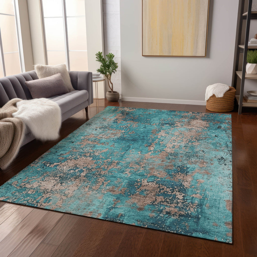 addison chantille acn1789 teal rug