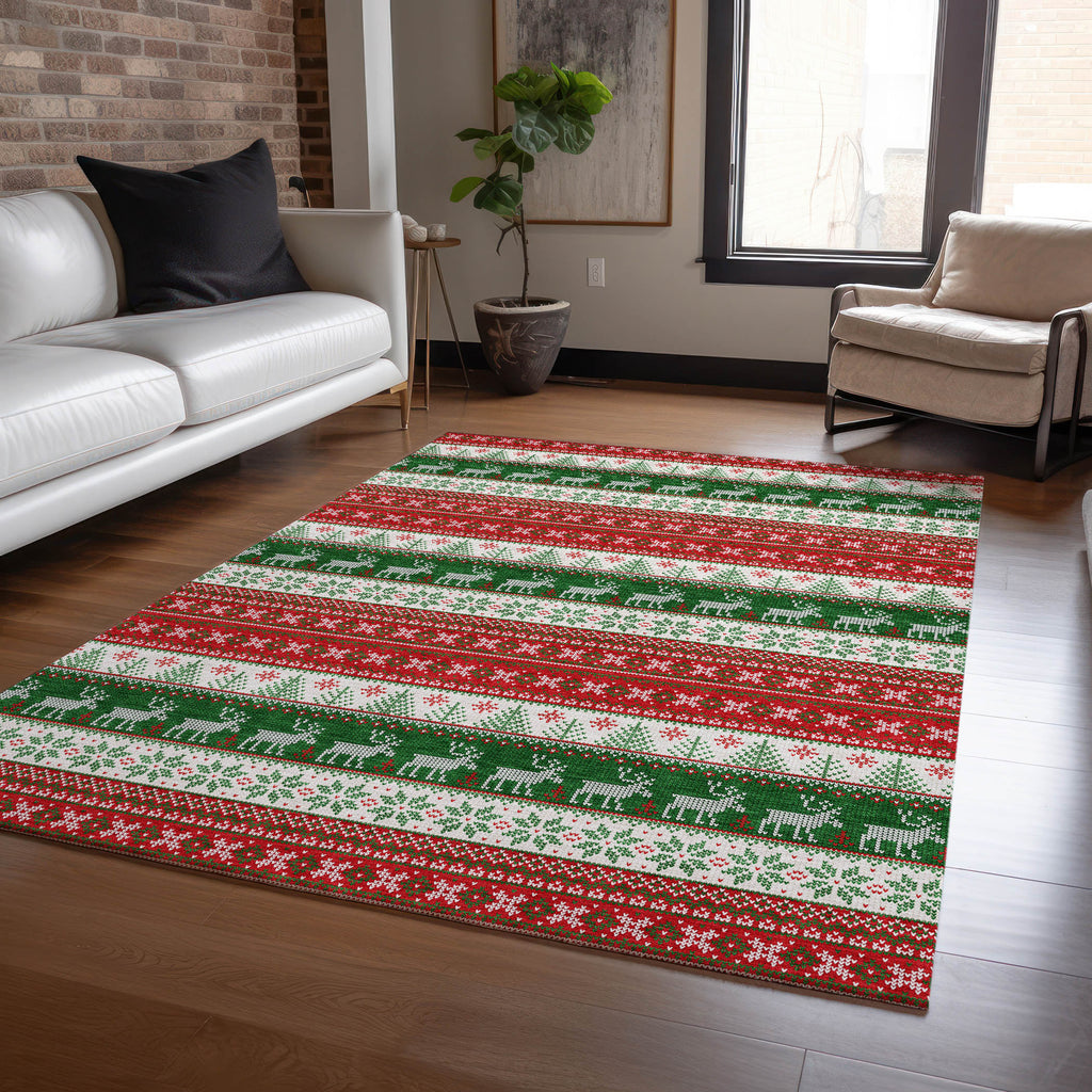 addison chantille acn1818 red rug