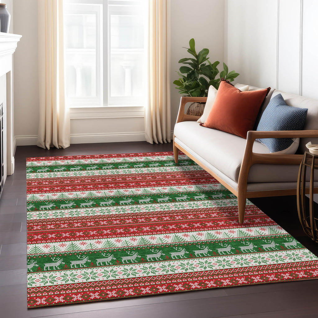 addison chantille acn1818 red rug