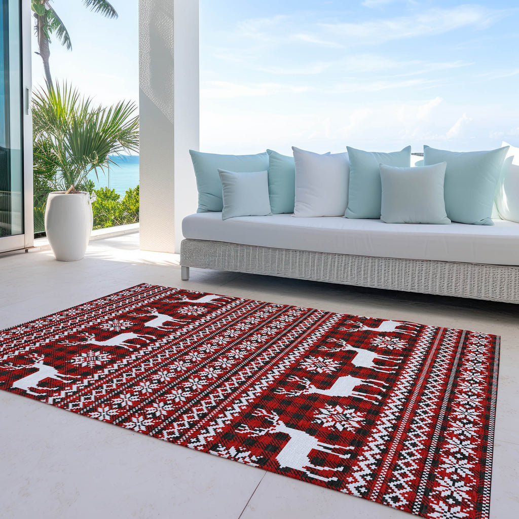addison chantille acn1820 red rug