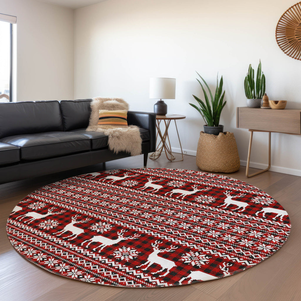 addison chantille acn1820 red rug