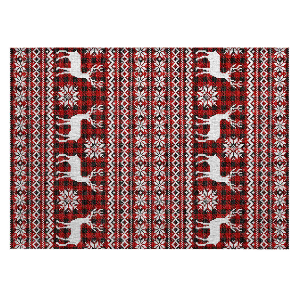 addison chantille acn1820 red rug
