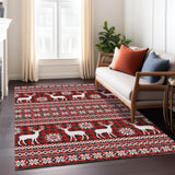 addison chantille acn1820 red rug