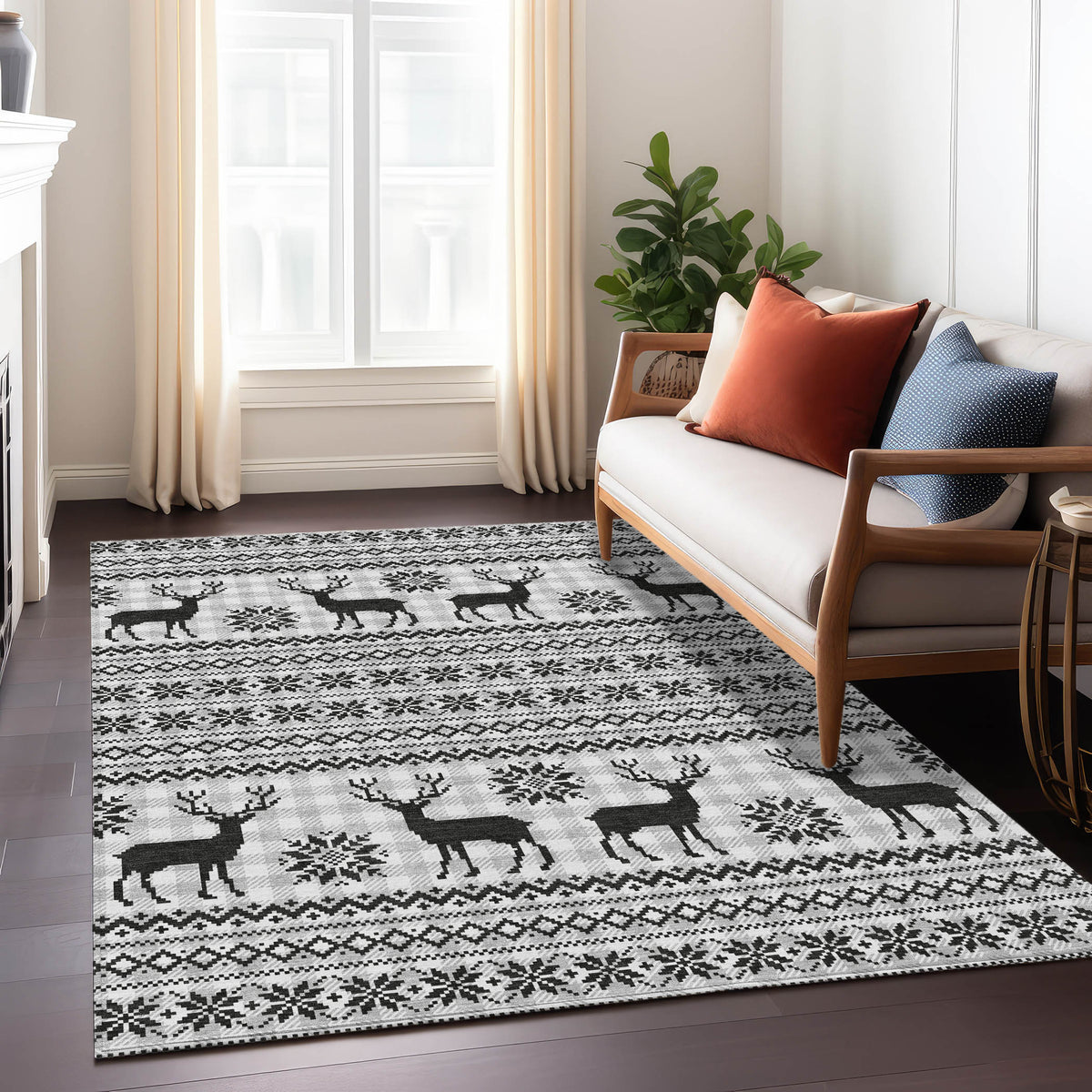 addison chantille acn1820 silver rug