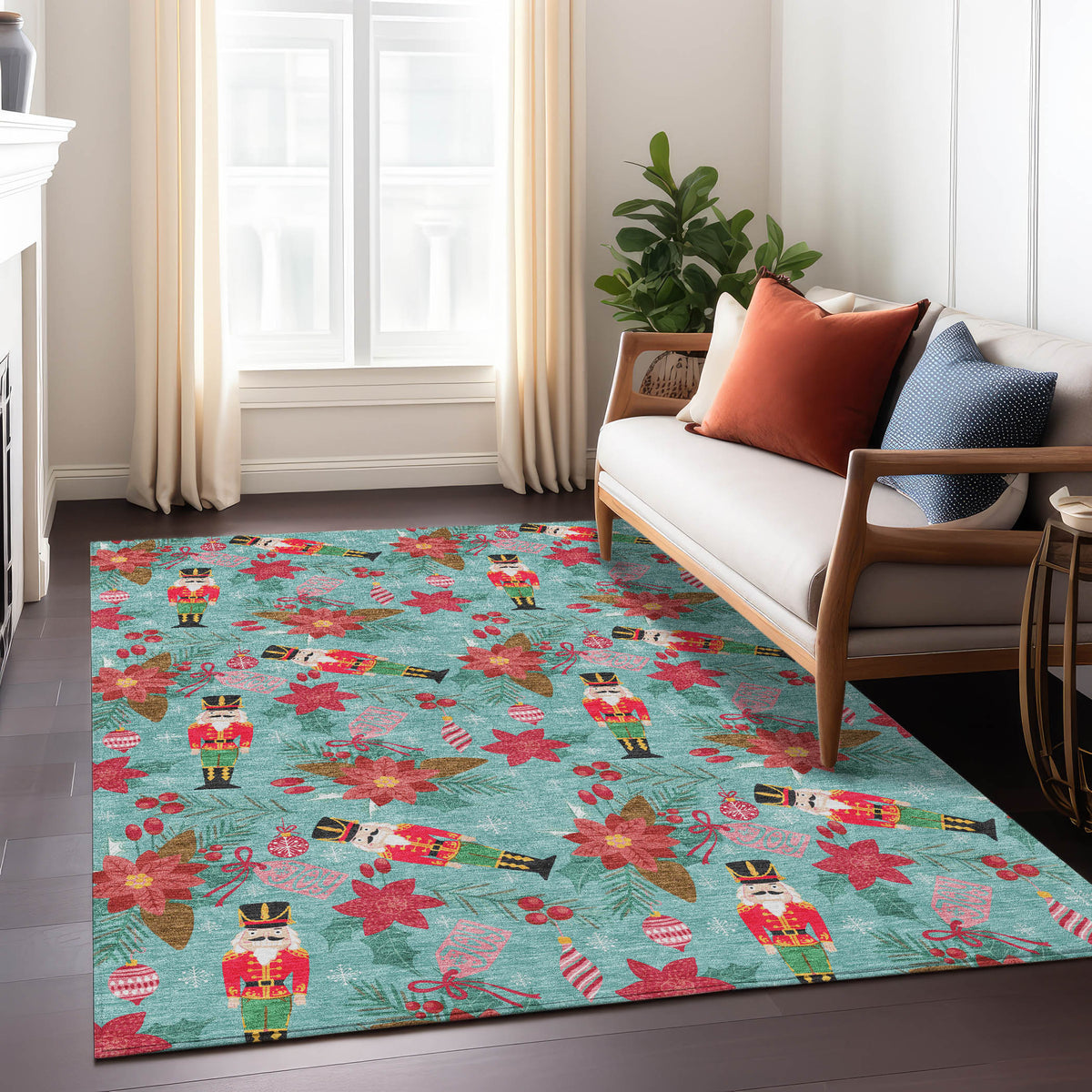 addison chantille acn1822 teal rug