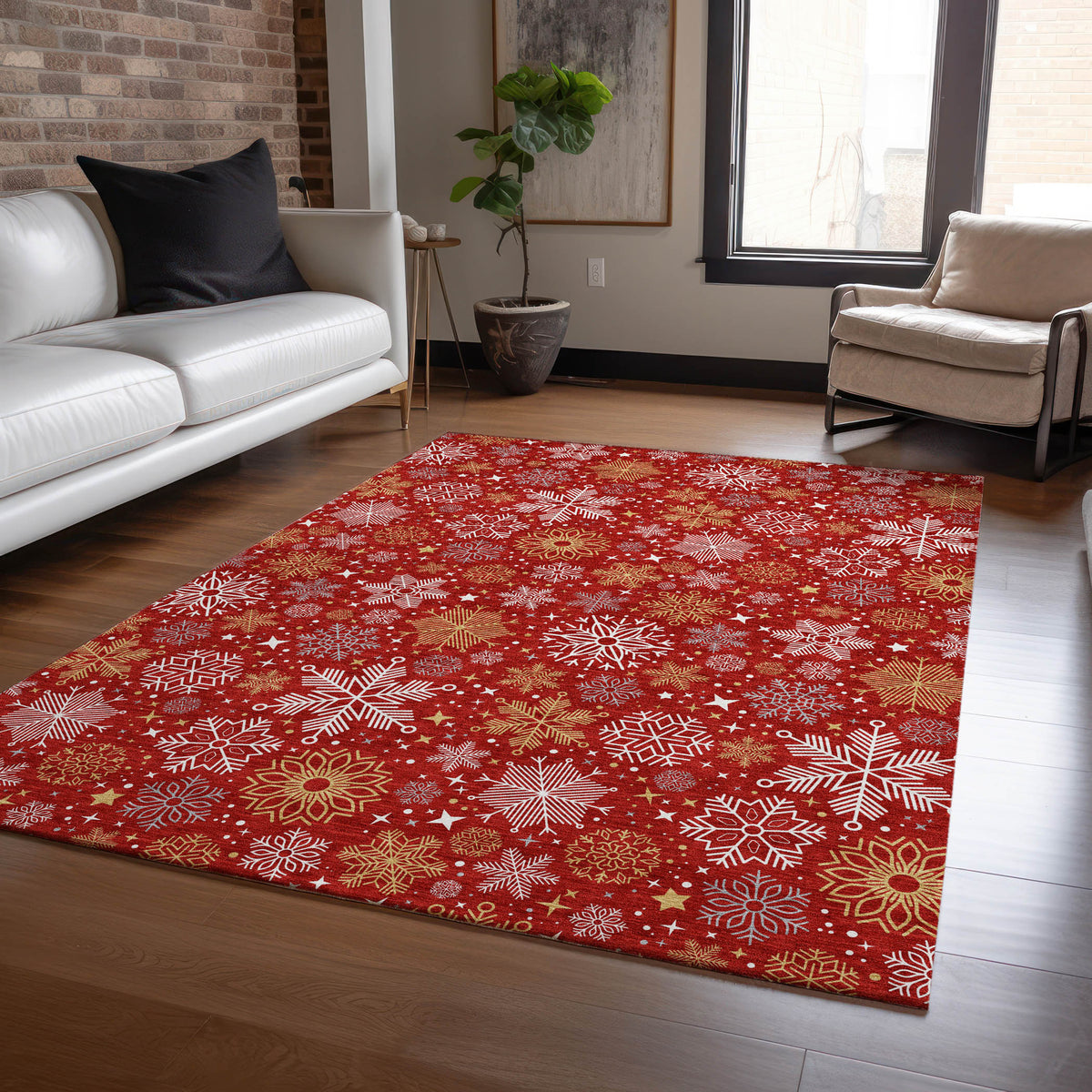 addison chantille acn1823 red rug
