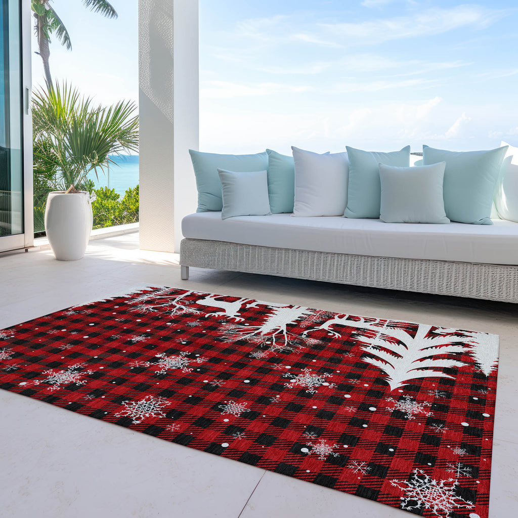 addison chantille acn1824 red rug
