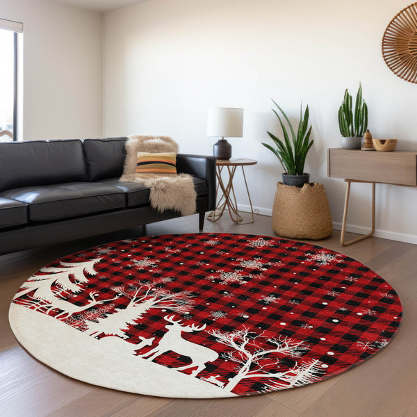 addison chantille acn1824 red rug