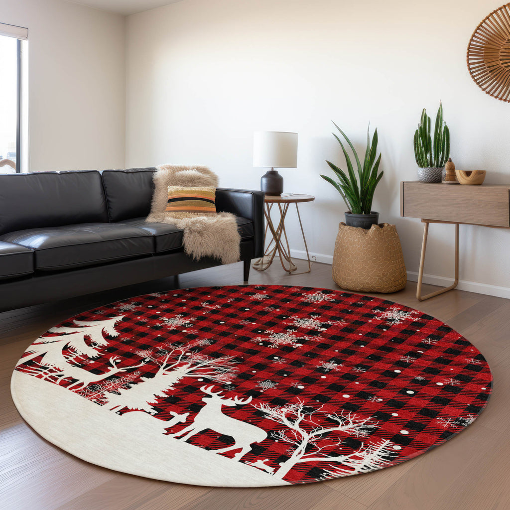 addison chantille acn1824 red rug
