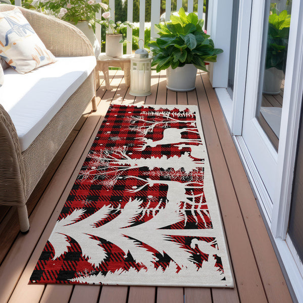 addison chantille acn1824 red rug