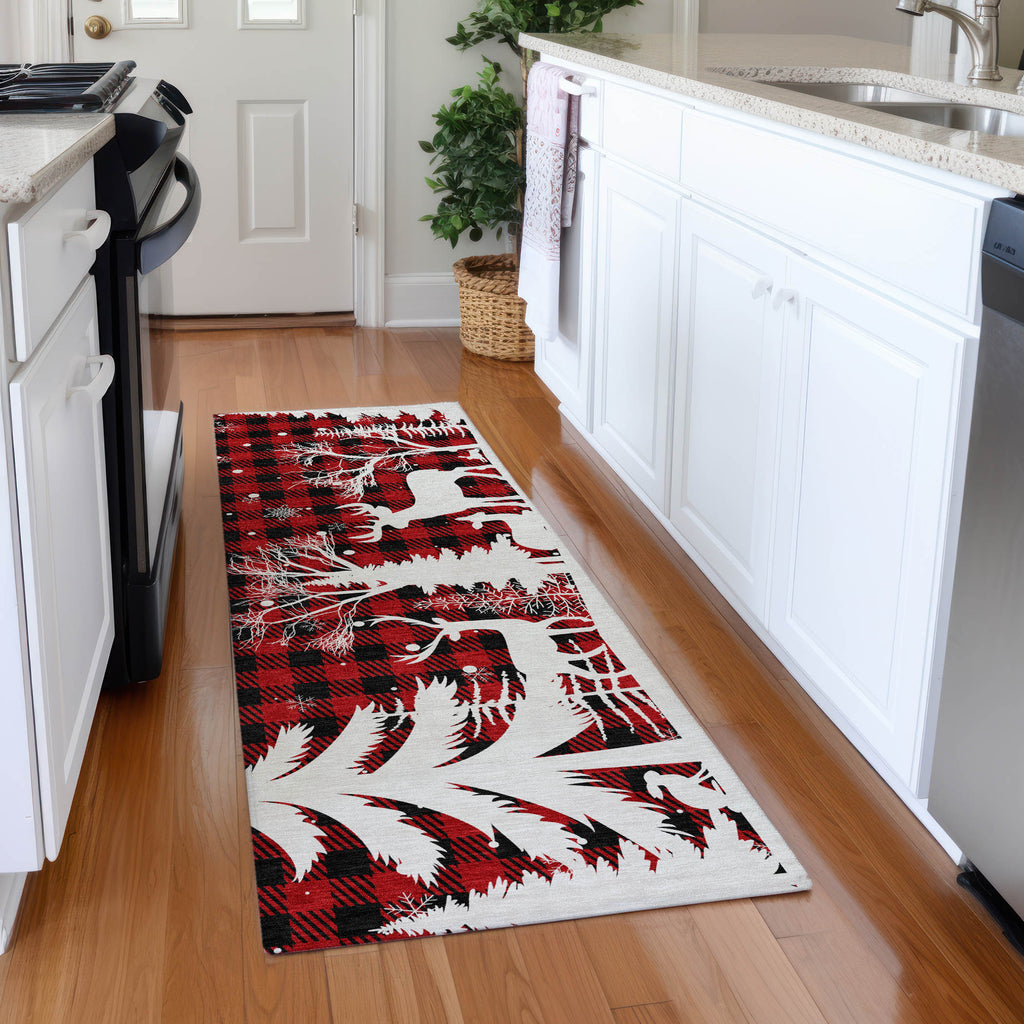 addison chantille acn1824 red rug