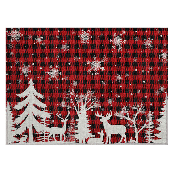 addison chantille acn1824 red rug