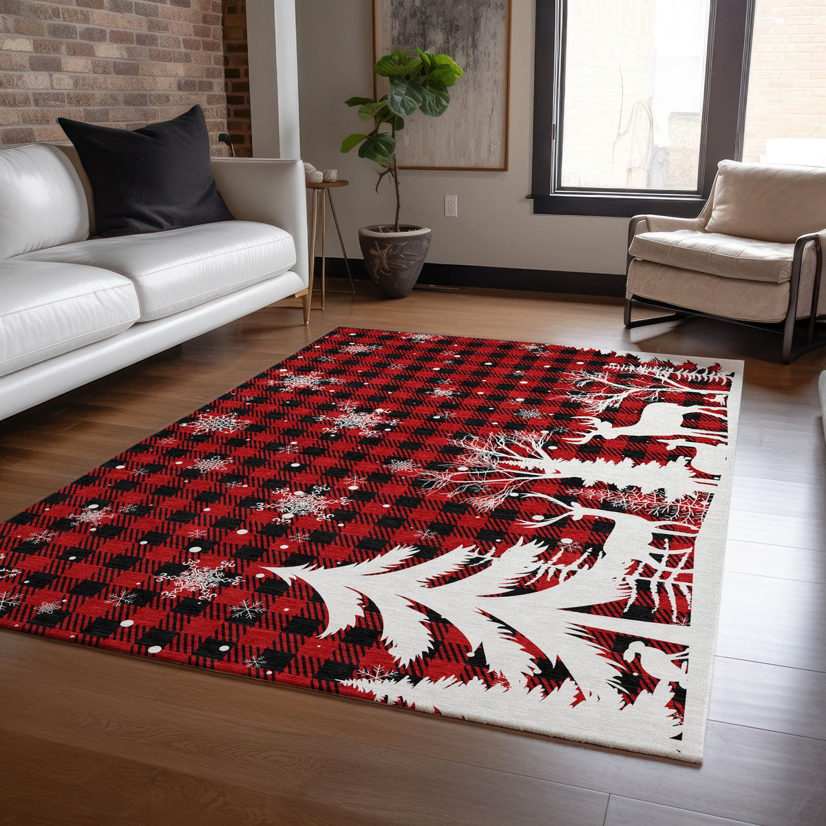 addison chantille acn1824 red rug
