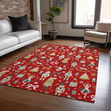 addison chantille acn1827 red rug