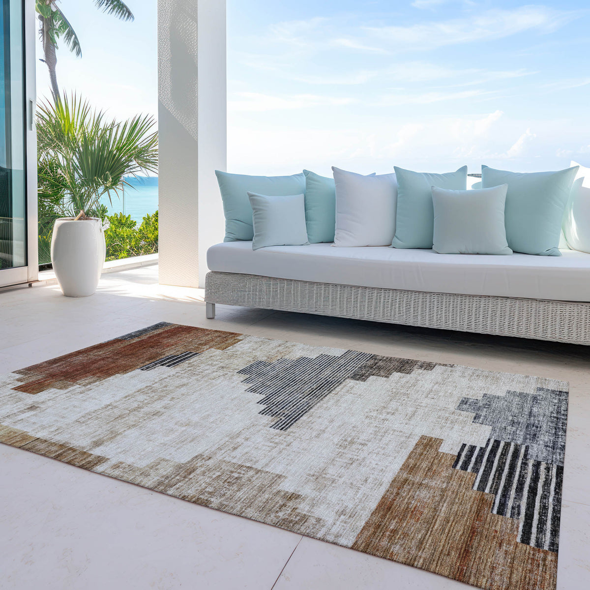 addison chantille acn1829 paprika rug