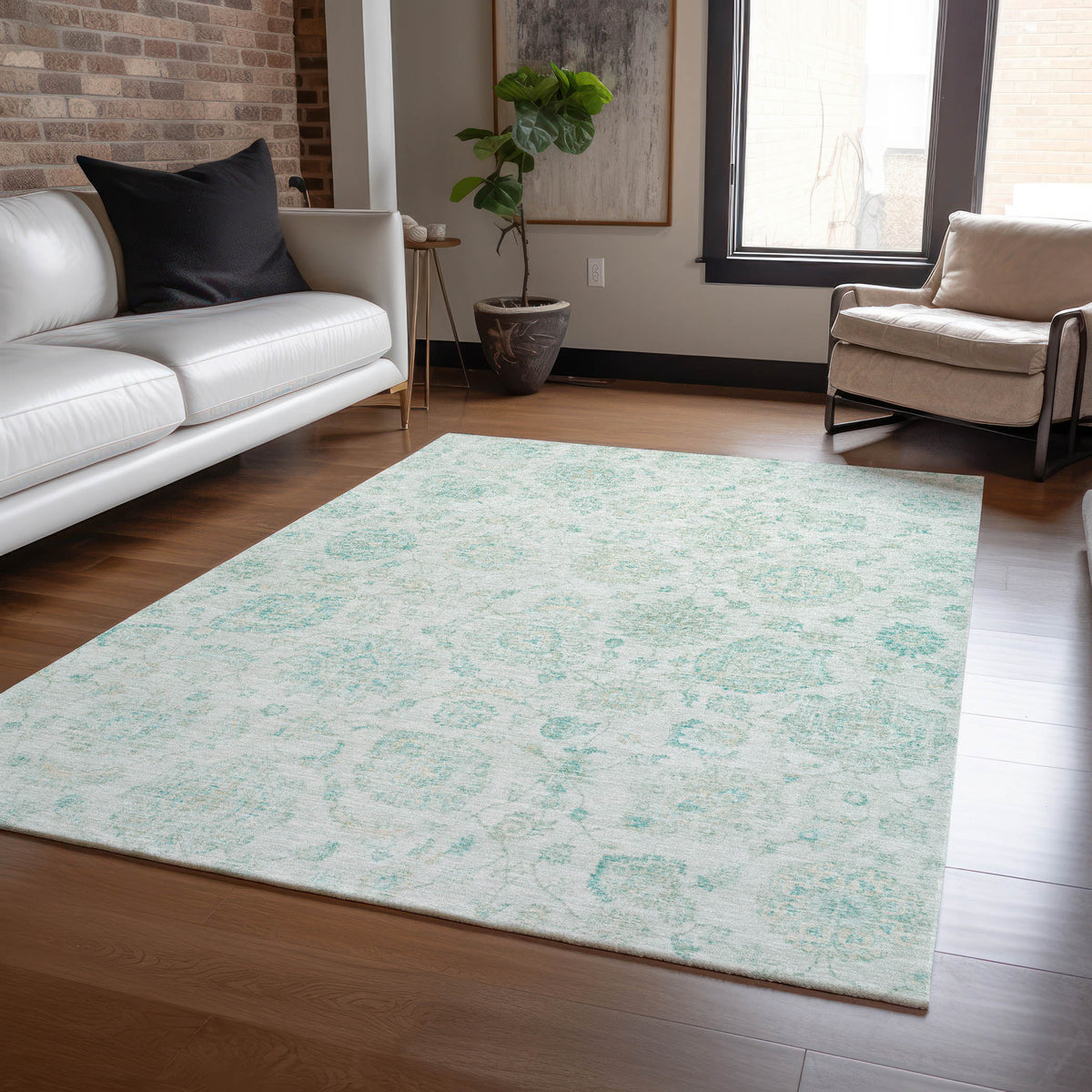 addison chantille acn1833 turquoise rug