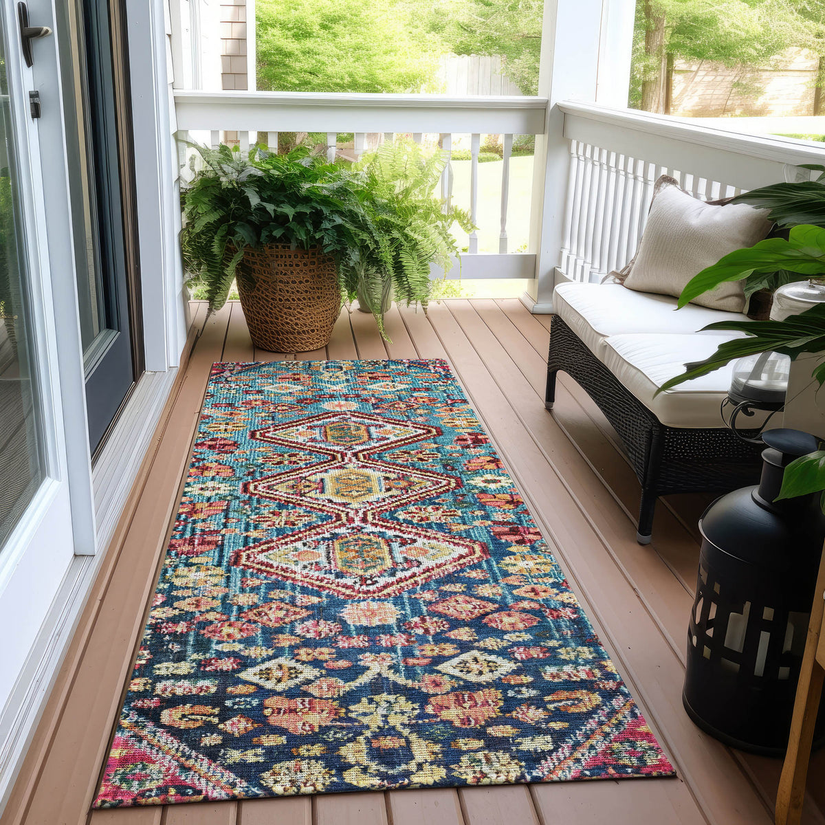addison chantille acn1834 teal rug