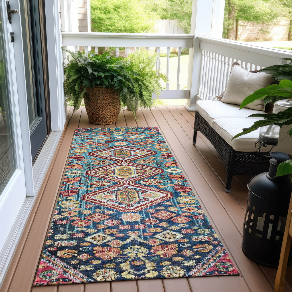 addison chantille acn1834 teal rug