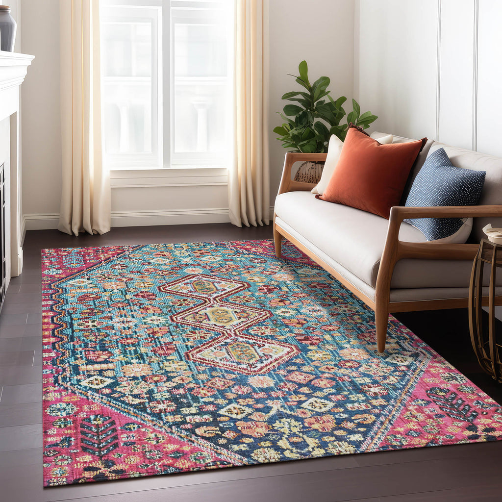 addison chantille acn1834 teal rug