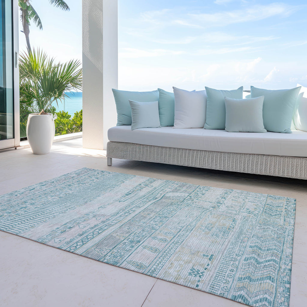 addison chantille acn1835 teal rug