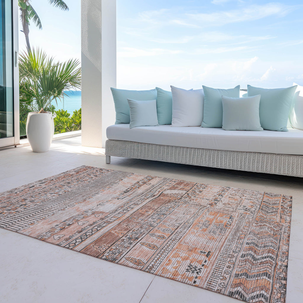 addison chantille acn1835 terracotta rug