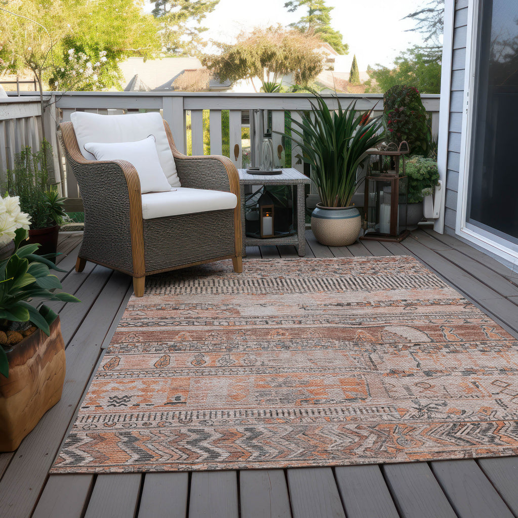 addison chantille acn1835 terracotta rug