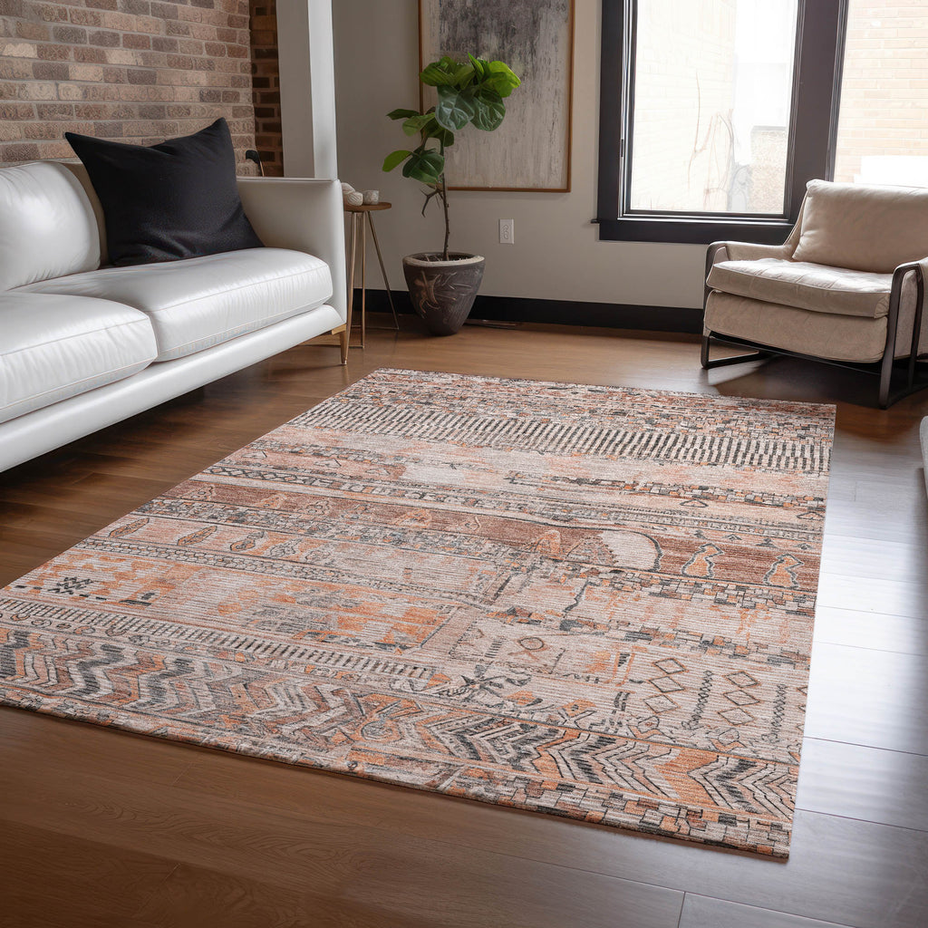 addison chantille acn1835 terracotta rug