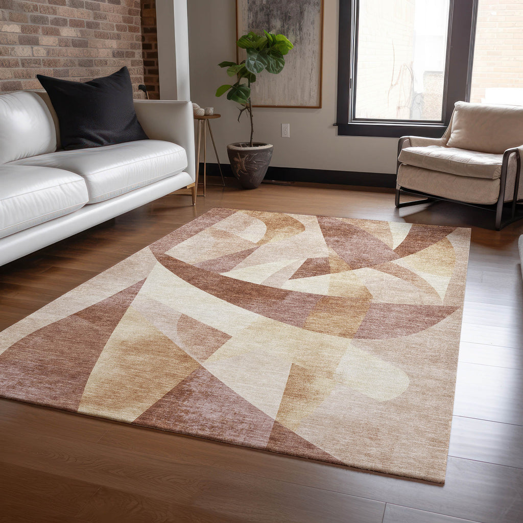 addison chantille acn1836 paprika rug