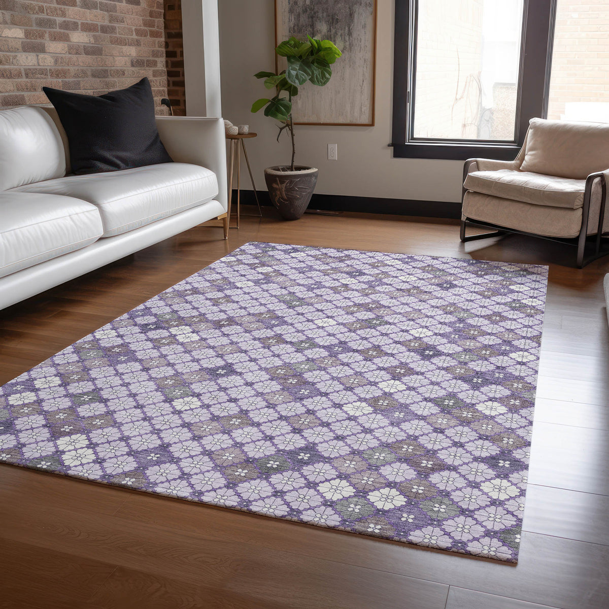 addison chantille acn1837 lavender rug