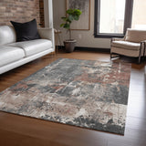 addison chantille acn1839 paprika rug