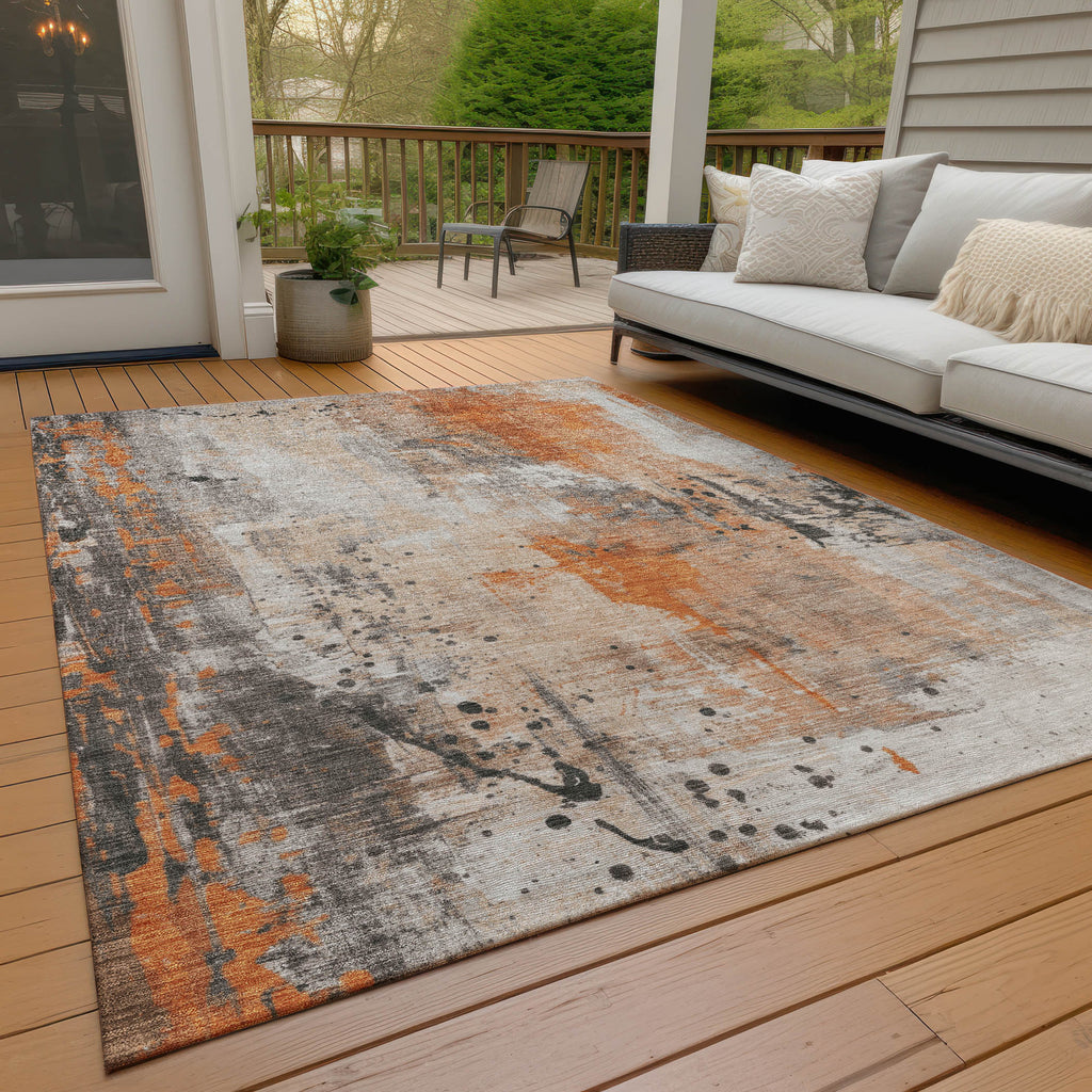 addison chantille acn1840 orange rug