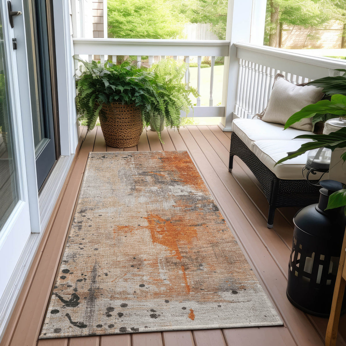 addison chantille acn1840 orange rug