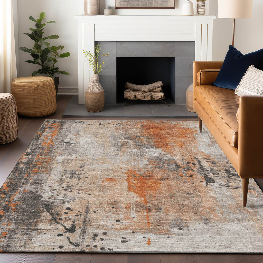 addison chantille acn1840 orange rug
