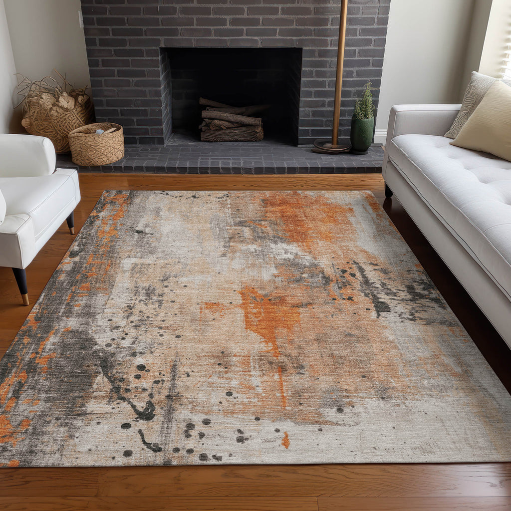 addison chantille acn1840 orange rug