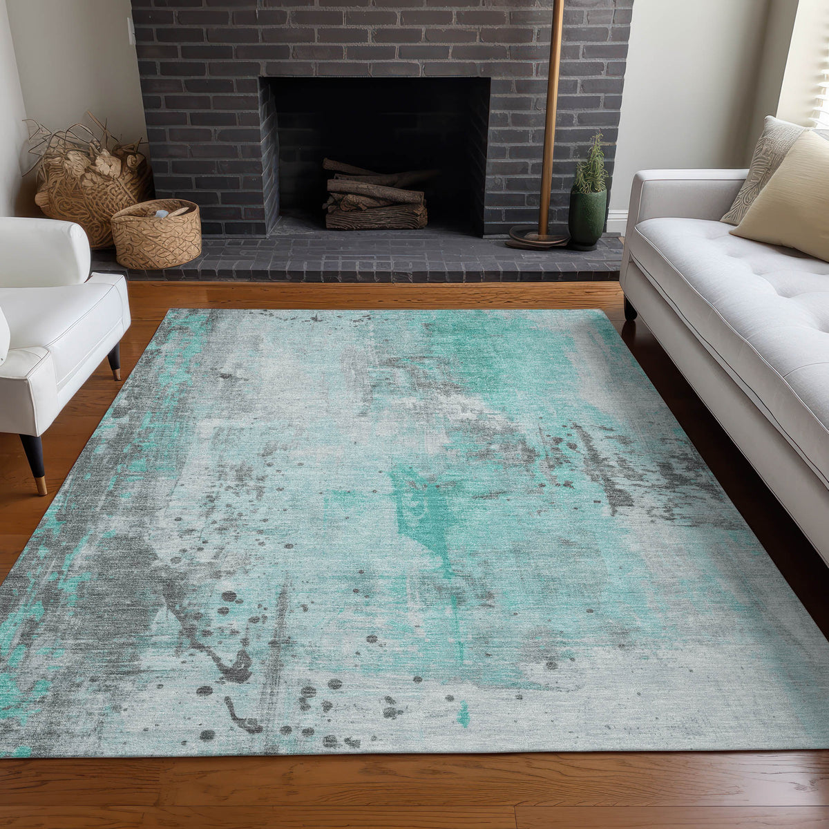 addison chantille acn1840 teal rug