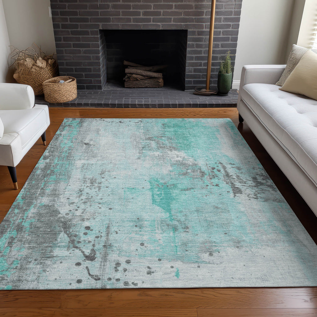 addison chantille acn1840 teal rug